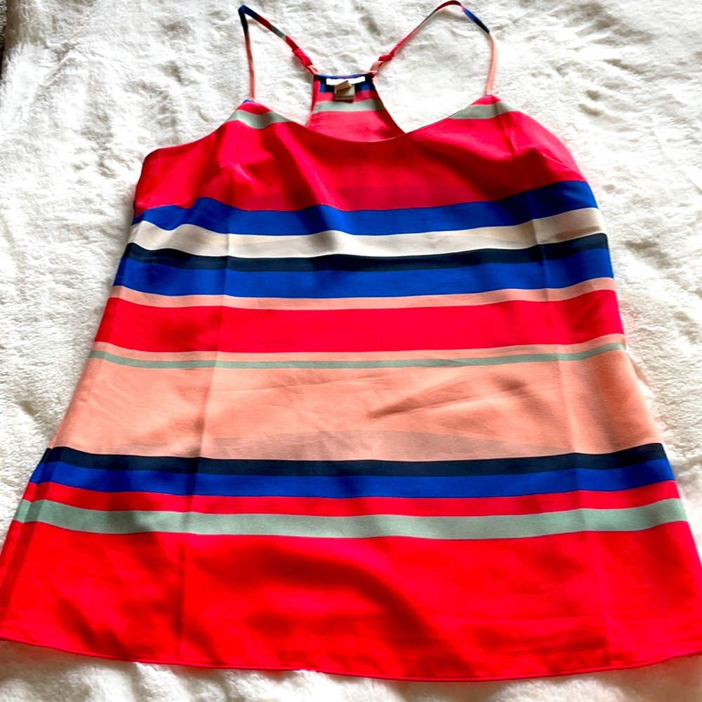 JCrew size 0 striped tank top